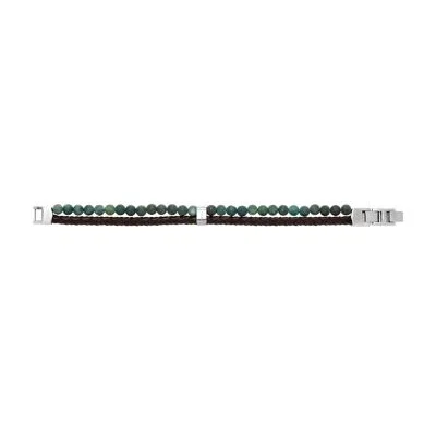 Townsman Beads Brown Leather Multi-Strand Bracelet Townsman Beads Brown Leather Multi-Strand Bracelet
