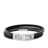 Townsman Black Multi-Strand Leather Bracelet Townsman Black Multi-Strand Leather Bracelet