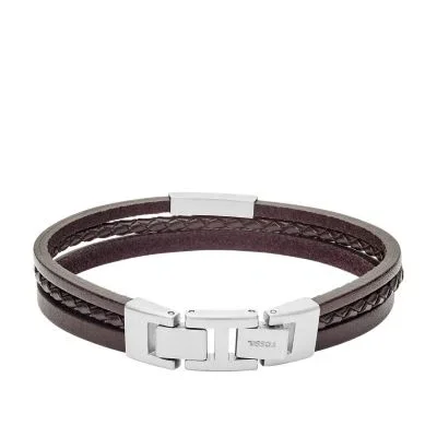 Townsman Brown Multi-Strand Leather Bracelet Townsman Brown Multi-Strand Leather Bracelet