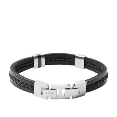 Townsman Leather Essentials Black Leather Multi-Strand Bracelet Townsman Leather Essentials Black Leather Multi-Strand Bracelet
