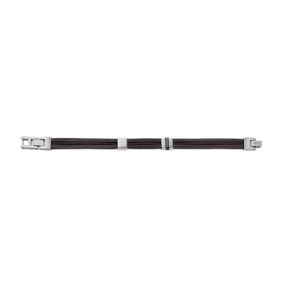 Townsman Leather Essentials Brown Leather Strap Bracelet Townsman Leather Essentials Brown Leather Strap Bracelet