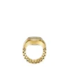 Watch Ring Two-Hand Gold-Tone Stainless Steel Watch Ring Two-Hand Gold-Tone Stainless Steel