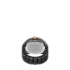 Watch Ring Two-Hand Pavé Black Stainless Steel Watch Watch Ring Two-Hand Pavé Black Stainless Steel Watch