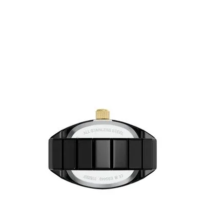 Watch Ring Two-Hand Pavé Black Stainless Steel Watch Watch Ring Two-Hand Pavé Black Stainless Steel Watch